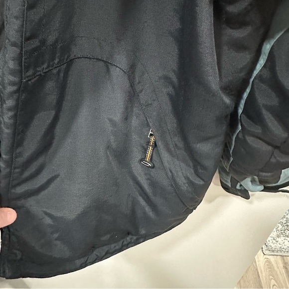 Obermeyer ATC Men’s Hooded Jacket Large Charcoal / Orange - Picture 8 of 11